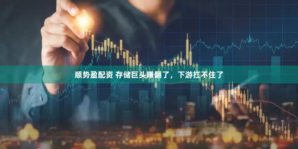 顺势盈配资 存储巨头赚翻了,下游扛不住了